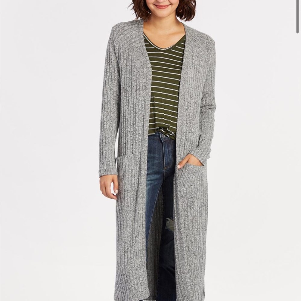 Braeve Ribbed Duster Cardigan - Picture 5 of 5